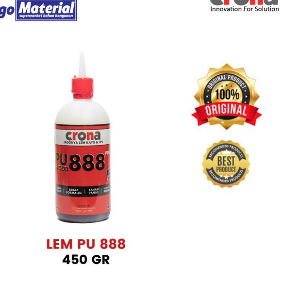 

Lem Kayu Crona PU Wood 888 450Gram