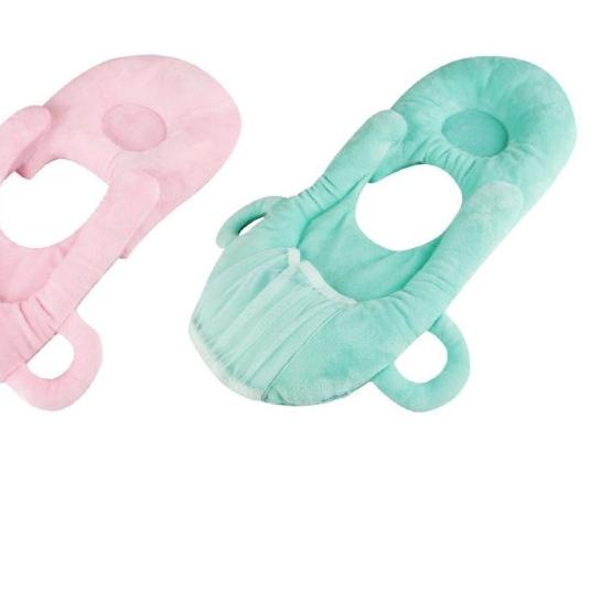 Bantal Leher Bayi Plus Tempat Botol Susu / Bayi Minum Susu Otomatis