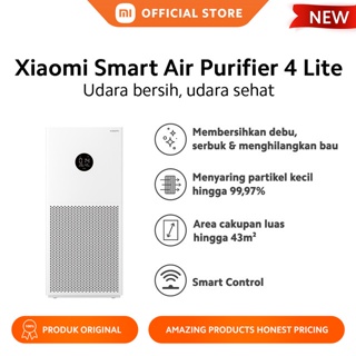 Xiaomi Smart Air Purifier 4 Lite Pembersih Udara Pintar Sirkulasi 360° Koneksi Wifi Jangkauan 43m²