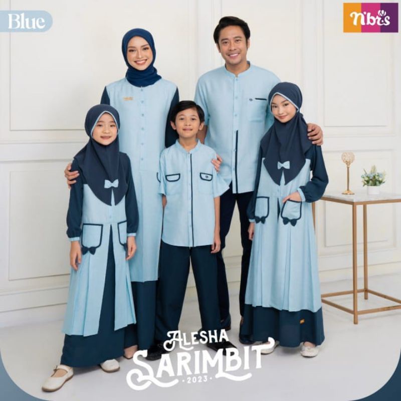 SARIMBIT NIBRAS / SARIMBIT NIBRAS 2023 / SARIMBIT NIBRAS ALESHA BLUE / SARIMBIT