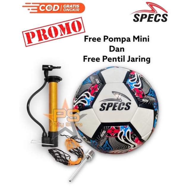 Bola Sepak /Bola Kaki Specs Adidas (Gratis Pompa Mini) Harga terbaik Pilih Sesuai Variasi