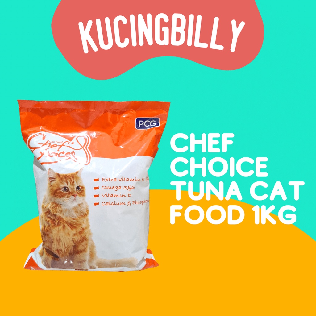 Chef choice makanan kucing 1kg