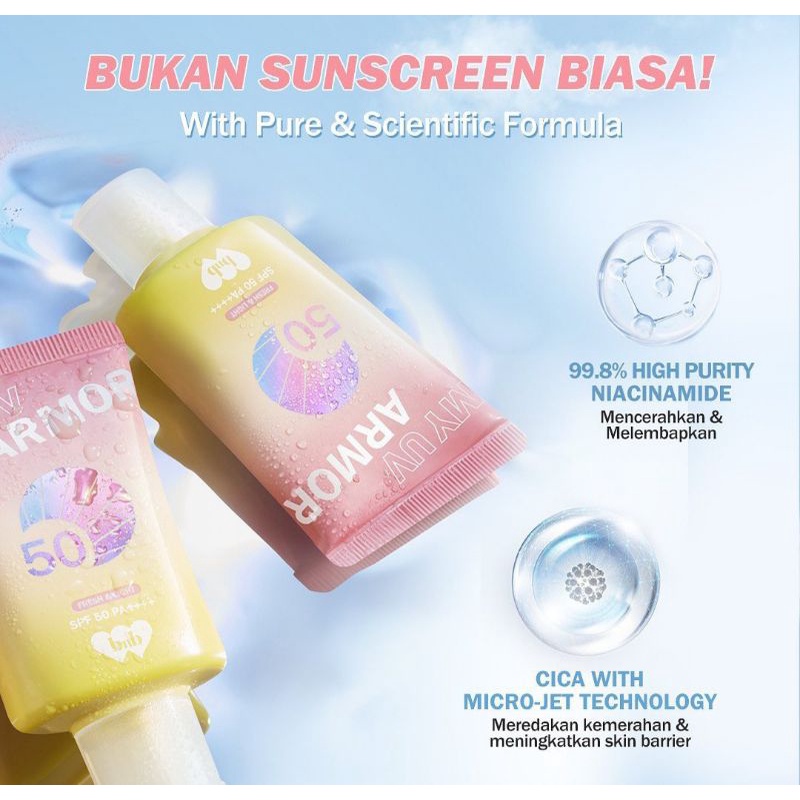 Jual Bnb My Uv Armor Barenbliss Sunscreen Barenblis Spf Pa Shopee Indonesia