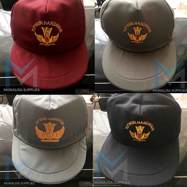 

TOPI SD SMP SMA BORDIRAN / SABLON TUTWURI HANDAYANI ECERAN per PCS