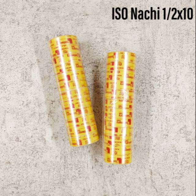 

Isolasi Bening Nachi Kecil Isi 12Mm 1/2X10 Yard