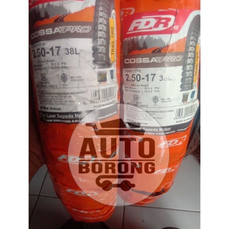 Ban Luar Belakang FDR Batik Tahu 250 Ring 17 COSSAPRO