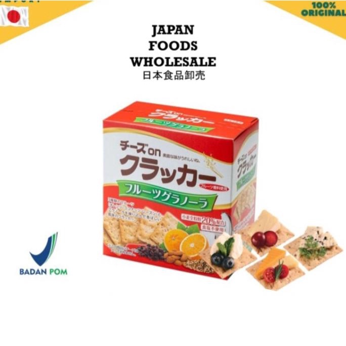 

Chesco Crackers Fruit Granola Cheese Flavor / biskuit jepang / snack