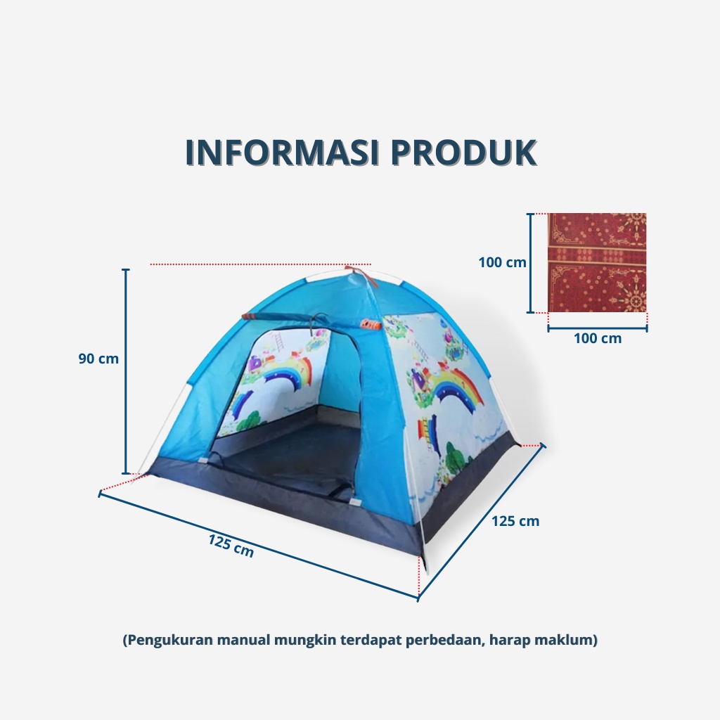 KIDDAILY TENDA ANAK TENDA MAINAN ANAK TENDA BAYI PRINCESS LUCU KASTIL MAINAN ANAK INDOOR OUTDOOR PORTABLE KD