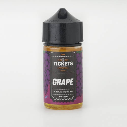 AUTHETIC LIQUID TICKETS GRAPE 60ML - BY EJM 3MG FREEBASE