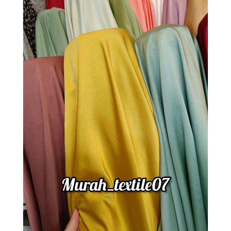 Kain Satin Maxmara Silk/ Maxmara premium/ harga 0,5m