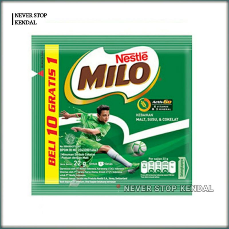 

Milo Aktif Go 1 Renceng isi 11 Sachet