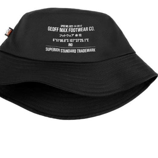 Geoff Max Official - Bucket Hat Bailer Black | Bucket Hat | Topi Pria