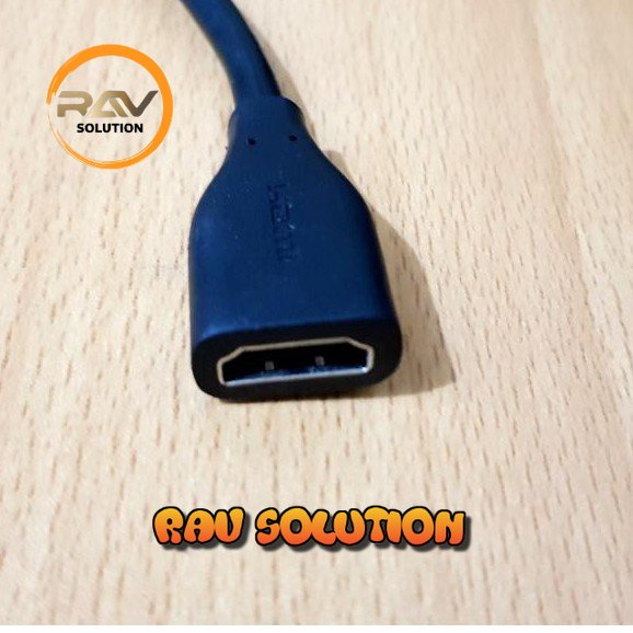 KABEL HDMI MALE FEMALE 30CM PERPANJANGAN / EXTENDER 30 CM / EXTENSION