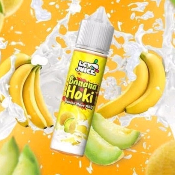 60ml banana hoki melon milk pisang susu lcv liquid