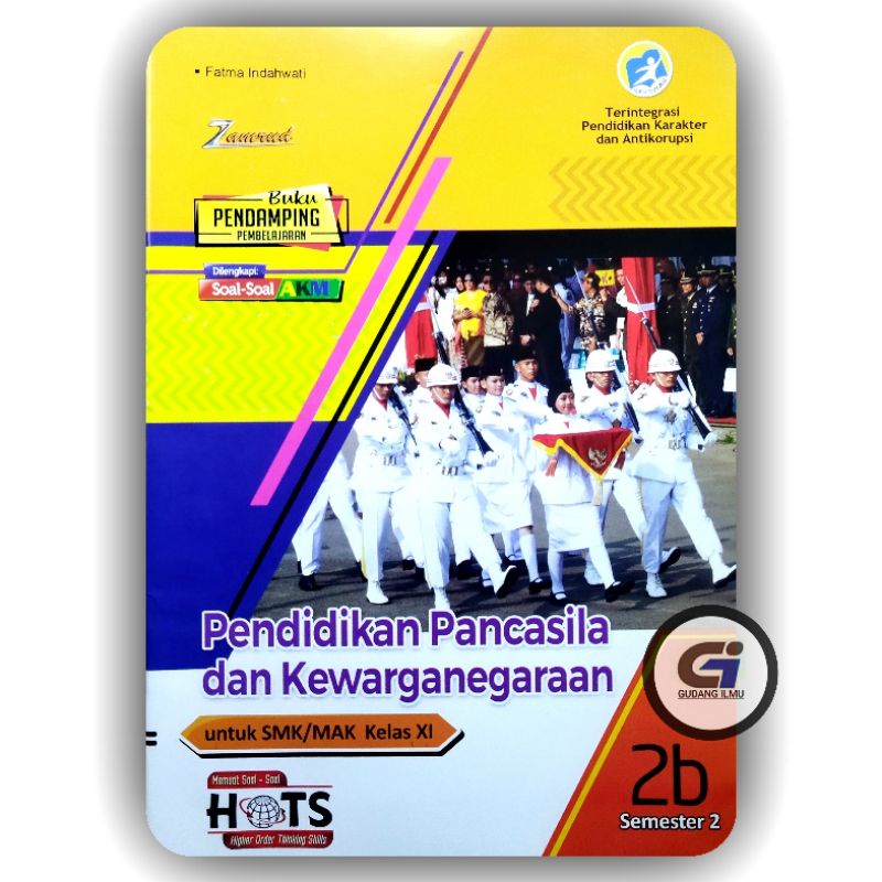 Buku LKS PENDIDIKAN PANCASILA DAN KEWARGANEGARAAN / PPKN SMK/MAK kelas 11 XI semester 2 l zamrud l p