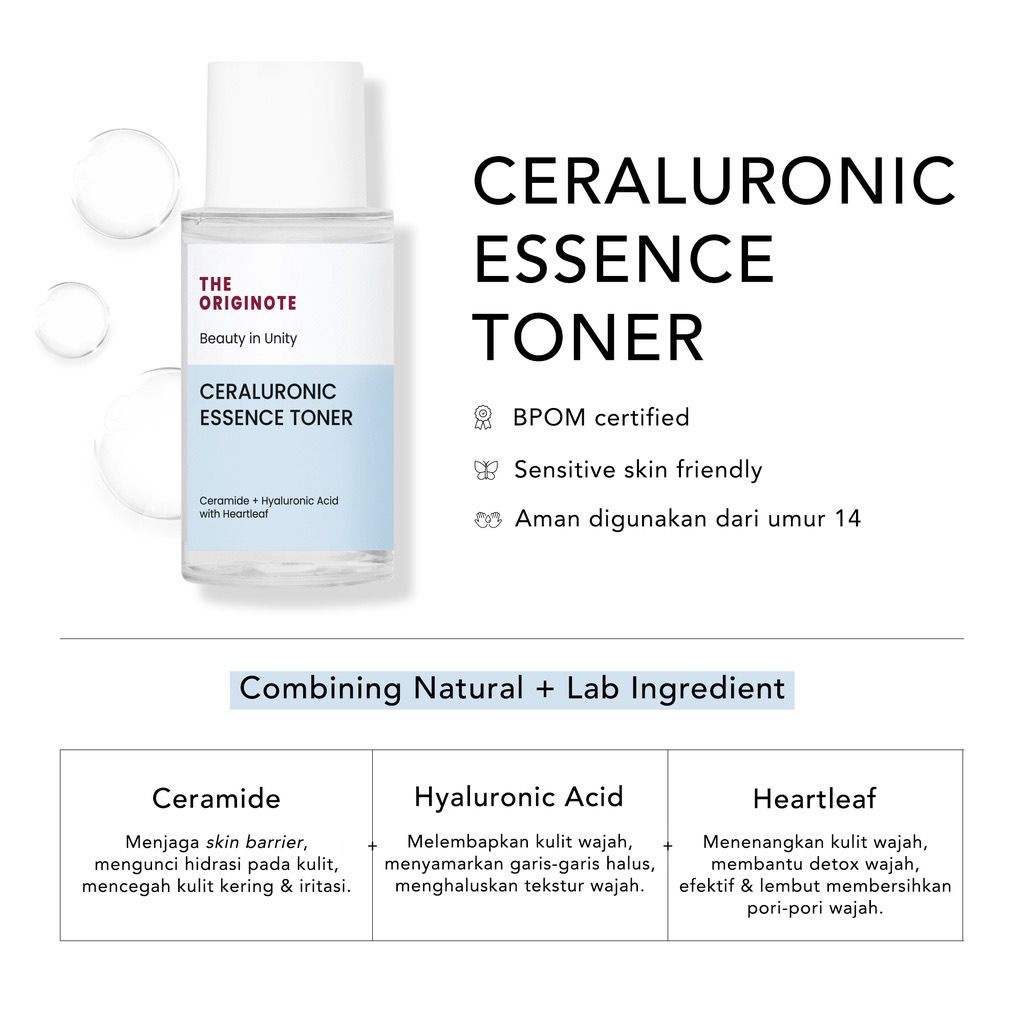 THE ORIGINOTE Ceraluronic Essence Toner 80ml