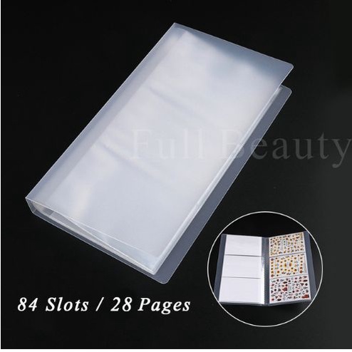 Buku Simpan Stiker Kuku Agar Tahan Lama / Sticker Book Nail Art / File Nail Sticker