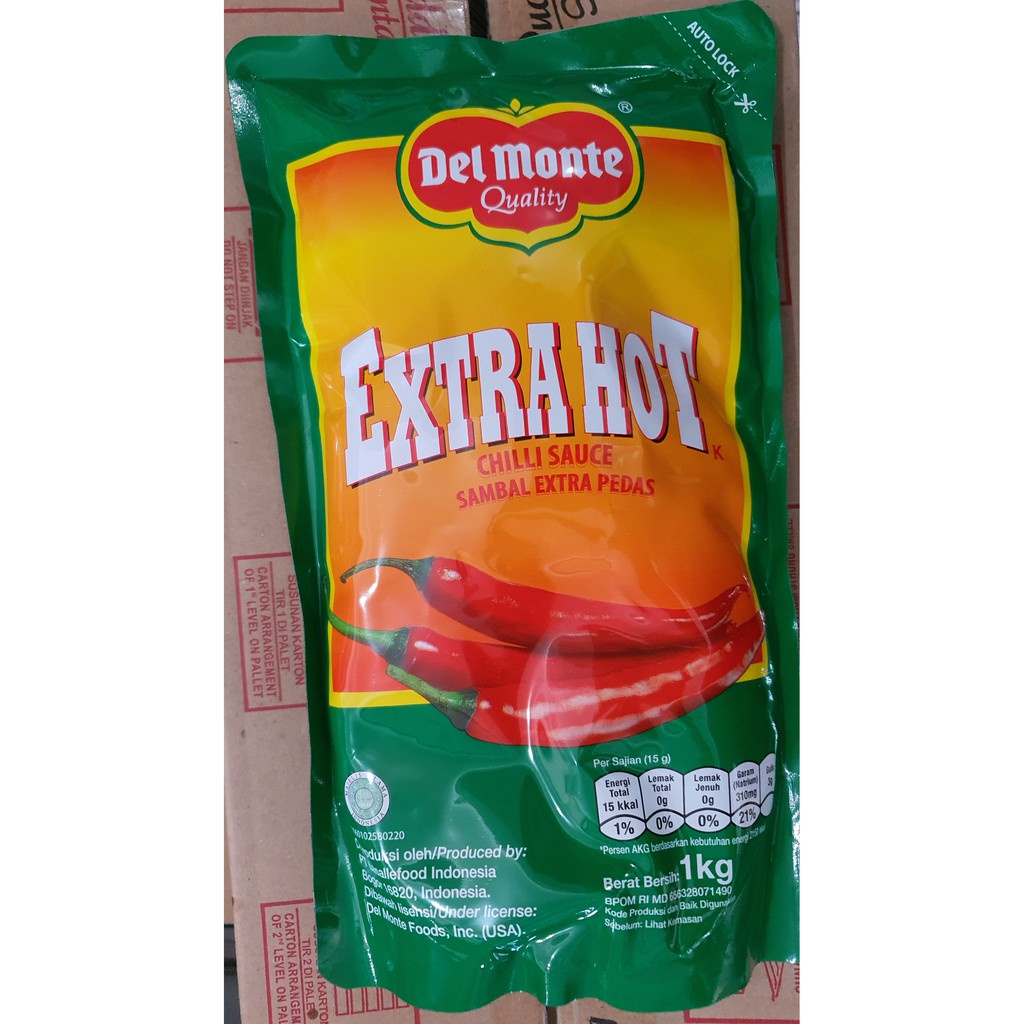 

Delmonte saus sambal 1kg 10 pcs / krtn