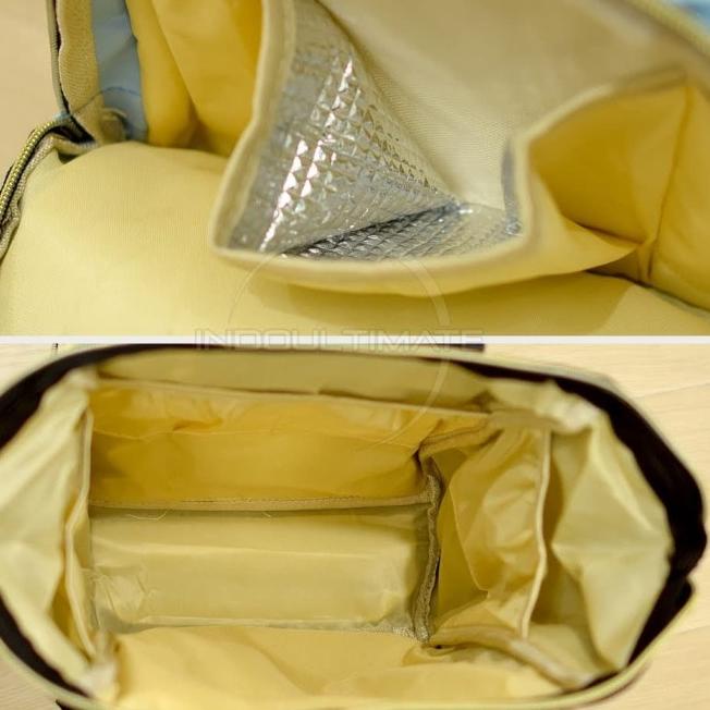 Mommy Bag BABY LEON CC-792 / CC-793 Tas Bayi Ransel Besar Tas Popok - Pink Polkadot