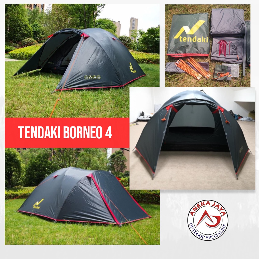 TENDAKI BORNEO 4 TENDA BORNEO 4 MIS TENDA KELUARGA CAMPING