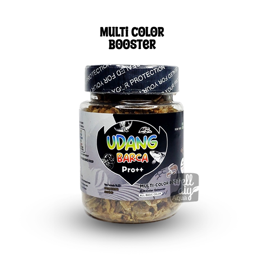 Udang Kering Pakan Ikan Channa El Barca Pro++ [MULTI-COLOR BOOSTER] - 30 gr