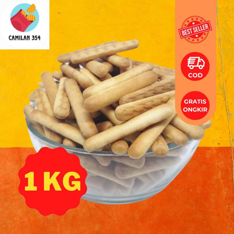 

[KILOAN] Biskuit Stik Aroma Durian - 1kg / Roti Stick Susu Manis