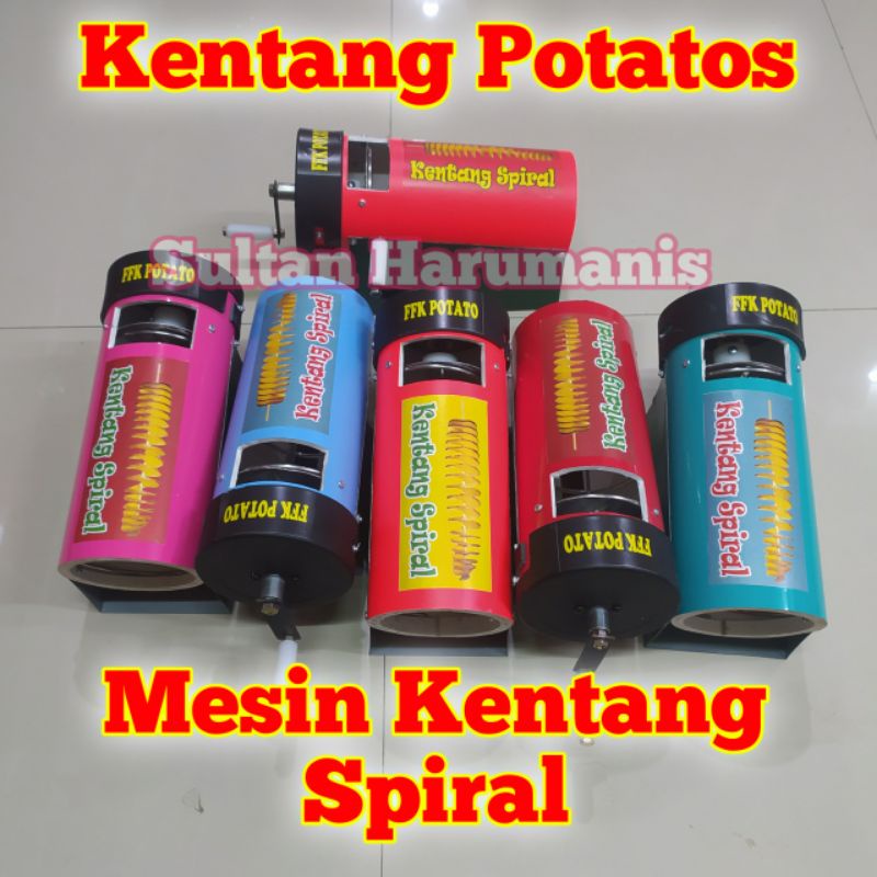 Alat Pembuat Kentang Spiral Mesin Kentang Spiral Mesin Kentang ulir Alat kentang goreng Pembuat kentang goreng