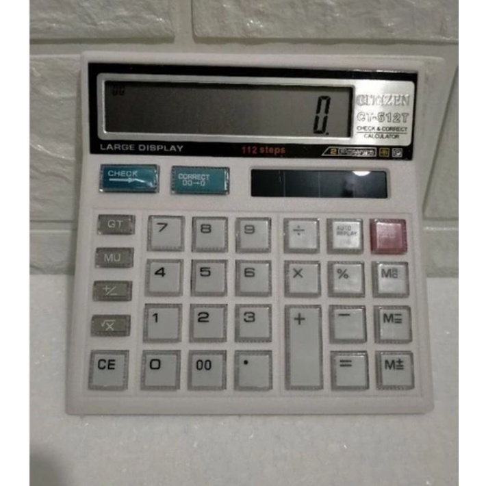 CITIZEN CT512T 12Digit CHECK &amp; CORRECT Kalkulator / Calculator Desktop CT 512T