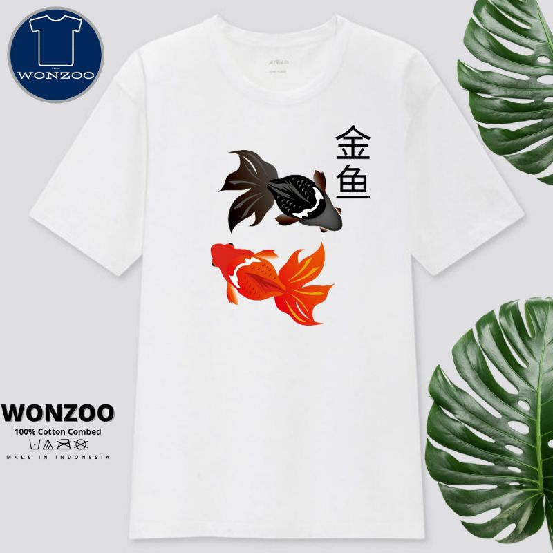 KAOS GOLD FISH ORANDA  RYUKIN TSHIRT GOLDFISH IKAN KOKI