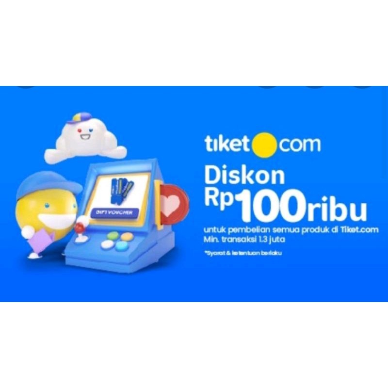 VOUCHER ALLMASKAPAI 100K TIKET.COM