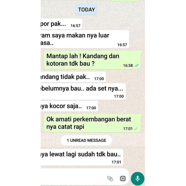 NTJ untuk Unggas (Ayam/ Itik/ Burung/ dll.)