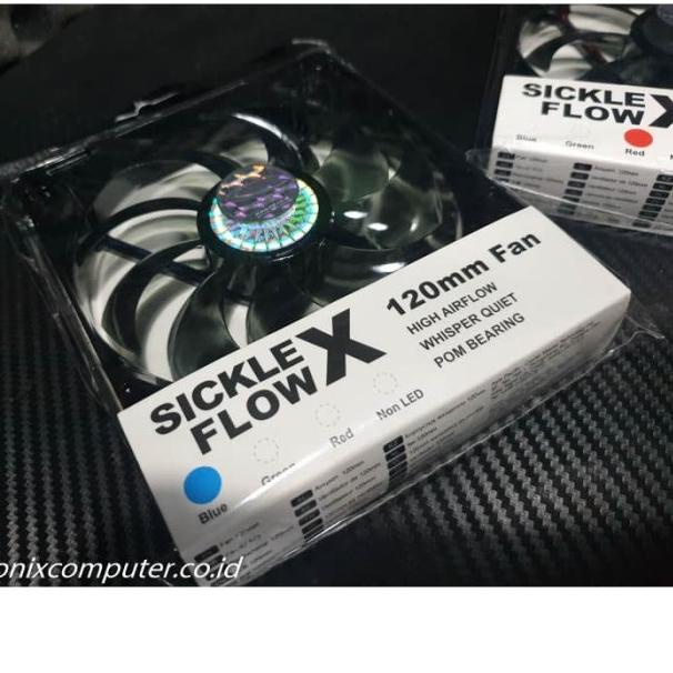 Fan Casing Cooler Master Sickle Flow ( BLue/RED ) - Biru
