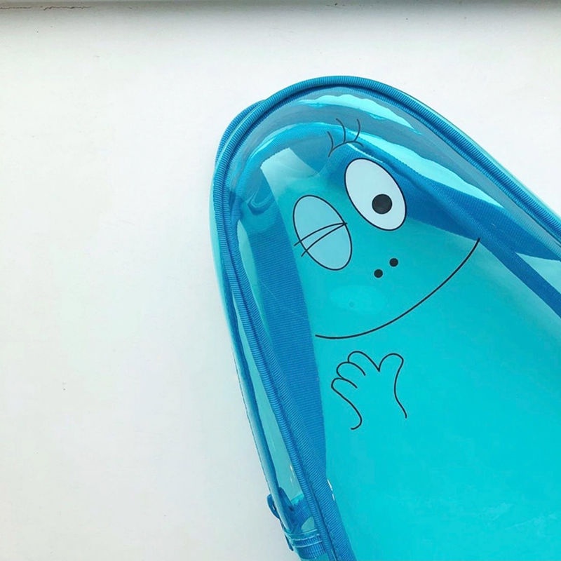 Sera Baru Korea Barbapapa Jelly Ransel Lucu Transparan Siswa Ransel Kartun Gadis Lucu Hati Kecil Tas Sekolah