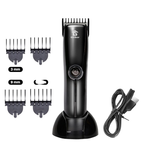 GM Bear Alat Cukur Rambut Profesional 1129-Professional Hair Clipper Black