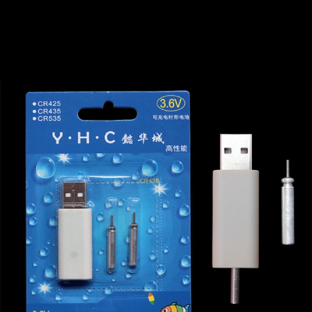 Gentlehappy Rechargeable CR425 Charger USB Untuk Pelampung Elektronik Malam Memancing id