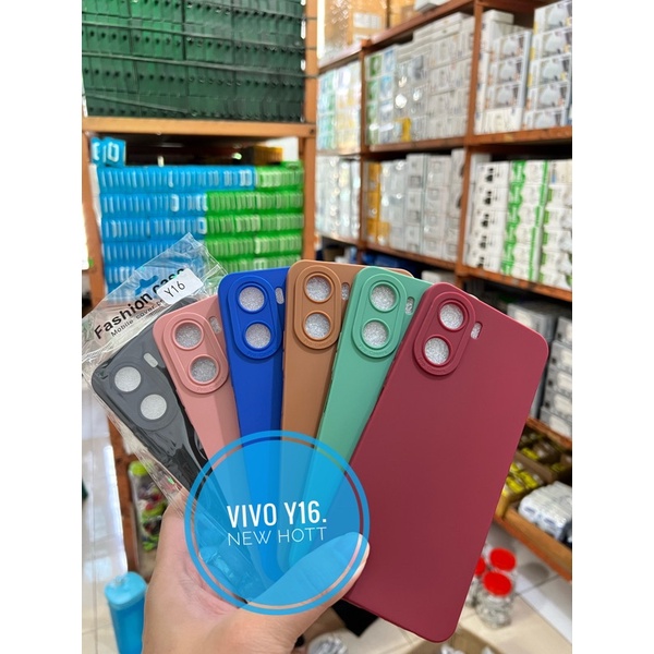 Vivo Y16 New Softcase Case Pro Camera Macaron 3D