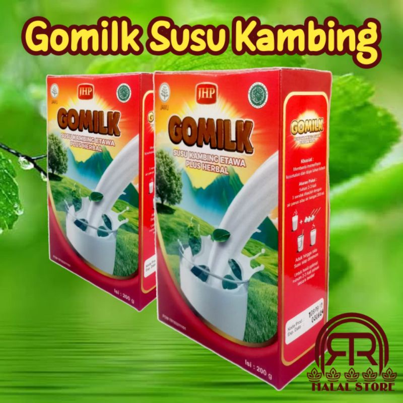 

GOMILK SUSU KAMBING PLUS HERBAL 200gr RASA COKLAT ORIGINAL STROBERI