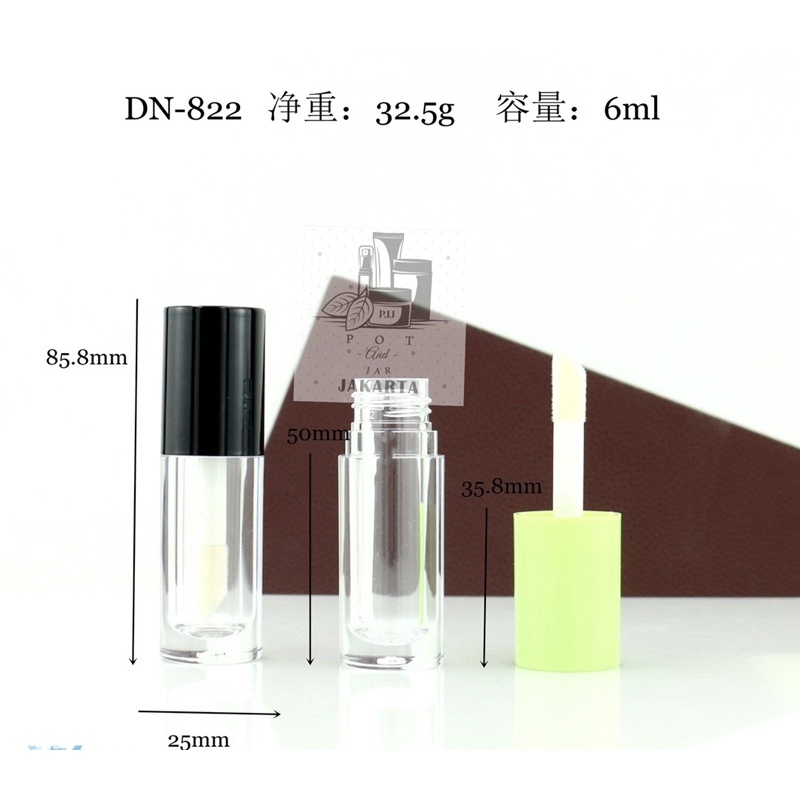 6ml Botol Lip gloss/lip cream/lip serum PREMIUM