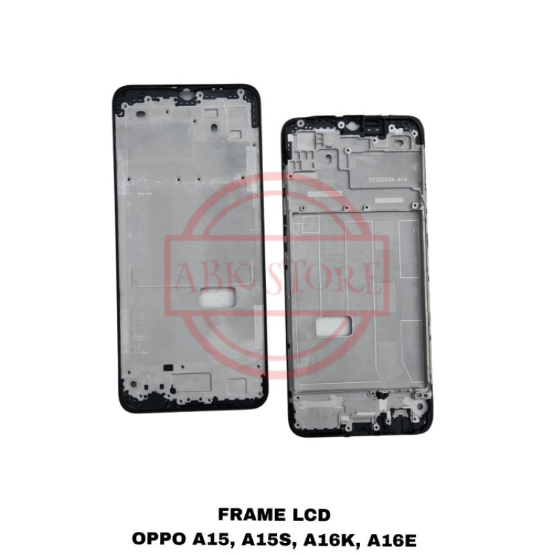 FRONT FRAME LCD - TATAKAN LCD OPPO A15 - A15S - A16K - A16E