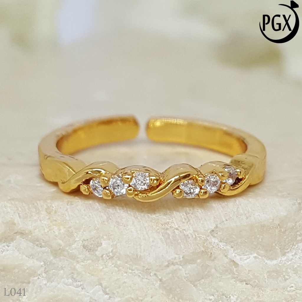 PGX Cincin Anak Xuping Aksesoris Perhiasan Lapis Emas Premium - L041