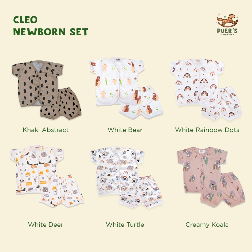 SETELAN BAYI NEWBORN PUER'S CLEO SET