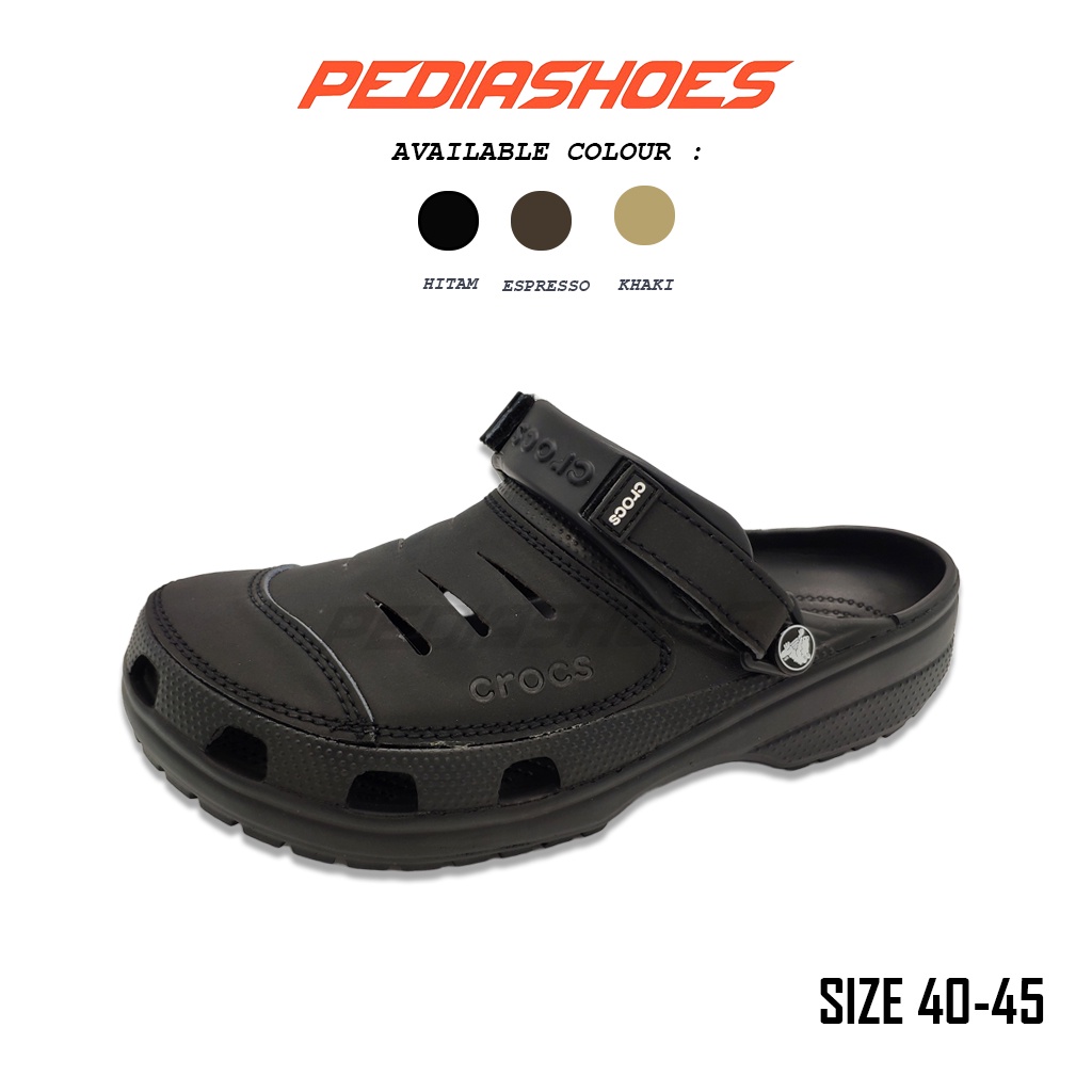 Crocs Pria Yukon Leather Clog Crocs Original Sandal Pria Sandal Crocs Murah