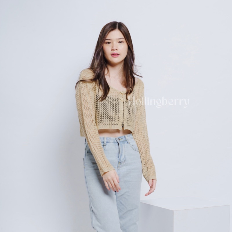 Hollingberry - Rael Knit Outer Crop Net