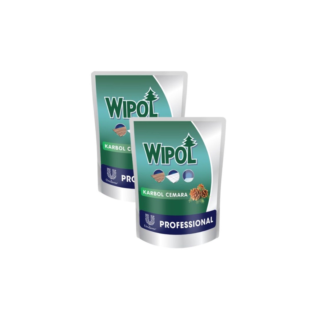 Wipol Professional Disinfektan Karbol Cemara 2 x 1.5 L