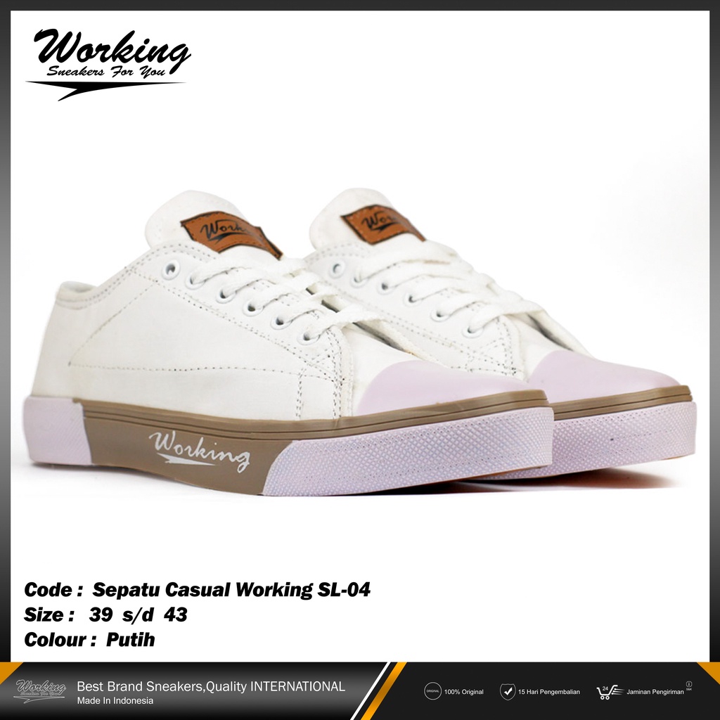 Working Sneakers For You Sepatu Kanvas Pria SL-04