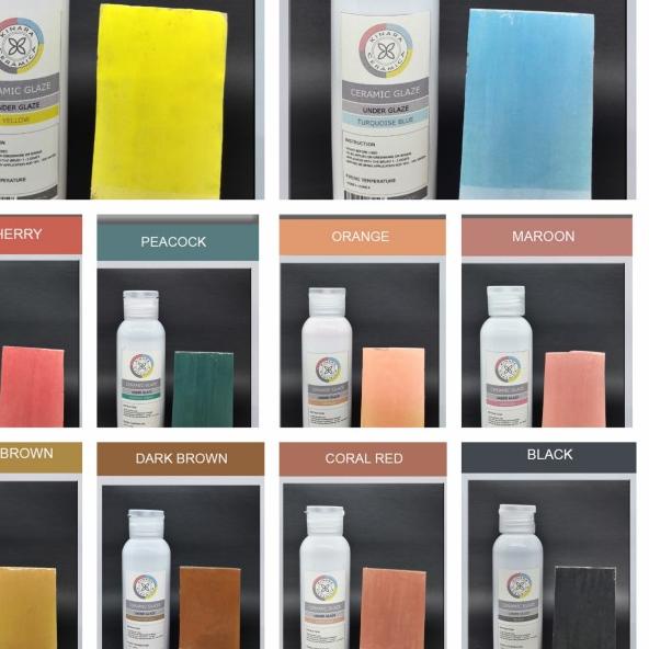 

CERAMIC UNDERGLAZE COLORS 50 - Dark Brown, 100ml