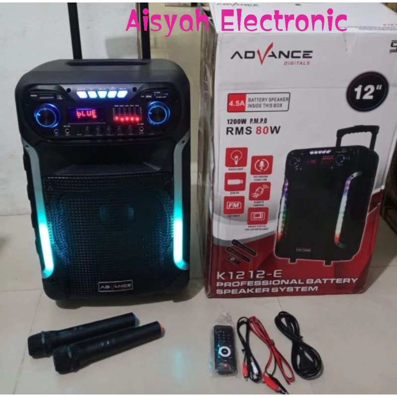 SPEAKER PORTABEL ADVANCE K1212E 12 INCH