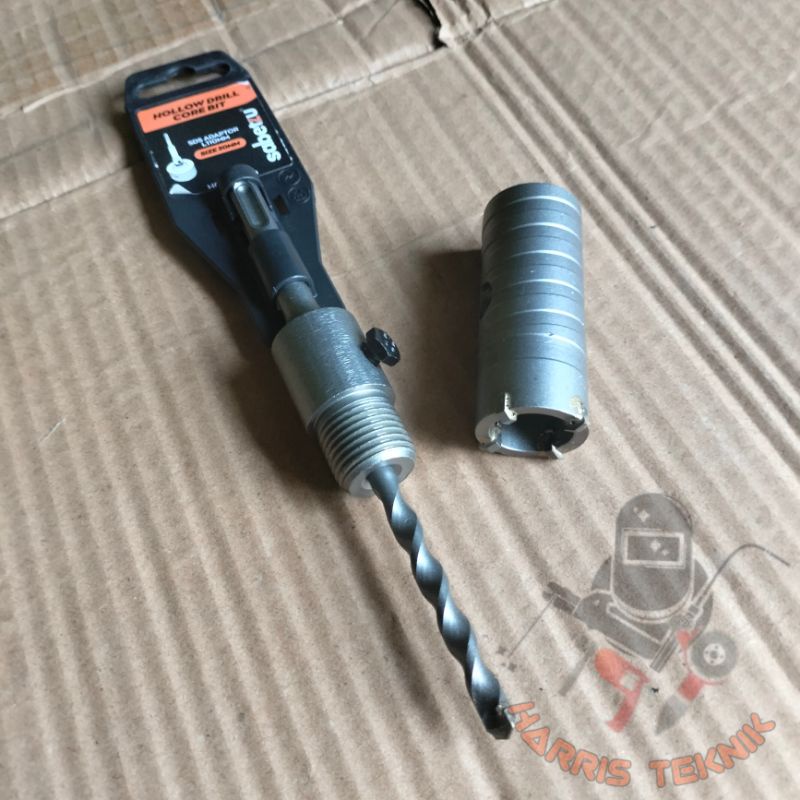 Mata bor pelubang hole saw holesaw beton tembok set SDS TCT 30mm 30 mm