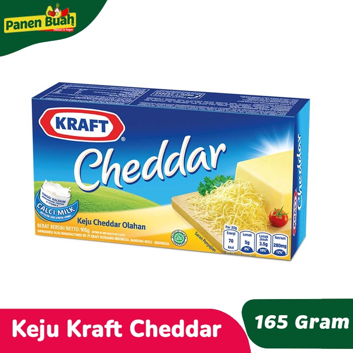 

Keju Kraft Chedar (Per 165 Gr)