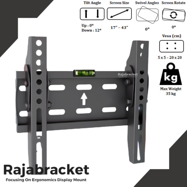 Bracket TV 43 40 32 24 17 inch Braket TV Samsung 17 - 43 inch Premium - Semua Merk TV Berkualitas